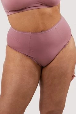 Deja Day Second Skin Rose Recycled Highwaist Brief