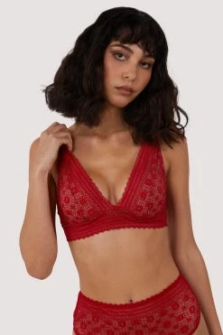 FFFB X PP Maia Red Lace Bralette