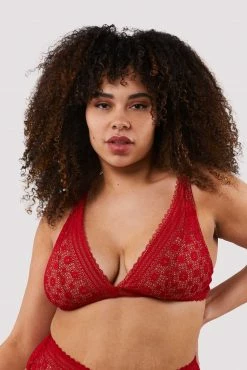 FFFB X PP Maia Red Lace Bralette