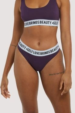 Felicity Hayward X PP Self Love Purple Brief