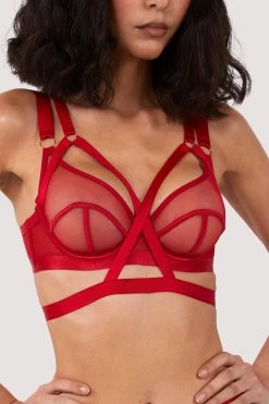 Best reviews of 😀 Felicity Hayward X PP New In Mercury Red Harness Mesh Balcony Bra ⭐ 23 Felicity Hayward X PP New In Mercury Red Harness Mesh Balcony Bra