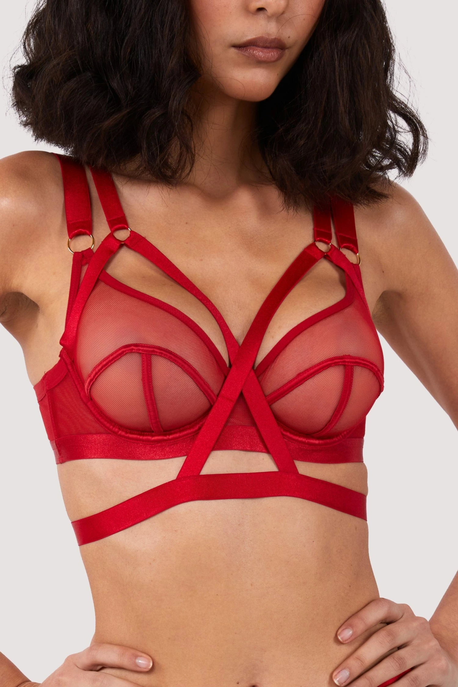 Best reviews of 😀 Felicity Hayward X PP New In Mercury Red Harness Mesh Balcony Bra ⭐ 8 Felicity Hayward X PP New In Mercury Red Harness Mesh Balcony Bra