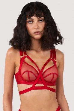 Best reviews of 😀 Felicity Hayward X PP New In Mercury Red Harness Mesh Balcony Bra ⭐ 22 Felicity Hayward X PP New In Mercury Red Harness Mesh Balcony Bra