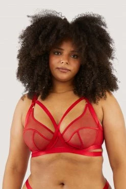 Best reviews of 😀 Felicity Hayward X PP New In Mercury Red Harness Mesh Balcony Bra ⭐ 30 Felicity Hayward X PP New In Mercury Red Harness Mesh Balcony Bra