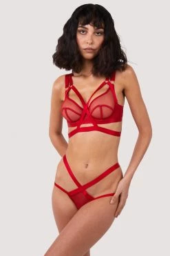 Best reviews of 😀 Felicity Hayward X PP New In Mercury Red Harness Mesh Balcony Bra ⭐ 24 Felicity Hayward X PP New In Mercury Red Harness Mesh Balcony Bra