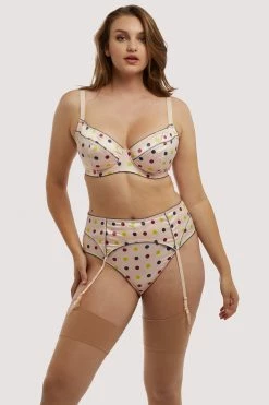 Top 10 🌟 Felicity Hayward X PP X PP Rowswell Polka Dot Peach Bra New In Bras 🛒 31 Felicity Hayward X PP X PP Rowswell Polka Dot Peach Bra New In Bras