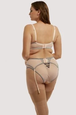 Felicity Hayward X PP X PP Rowswell Polka Dot Peach Suspender