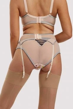 Felicity Hayward X PP X PP Rowswell Polka Dot Peach Suspender