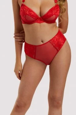 Felicity Hayward X PP X PP Leona Red Highwaist Brief