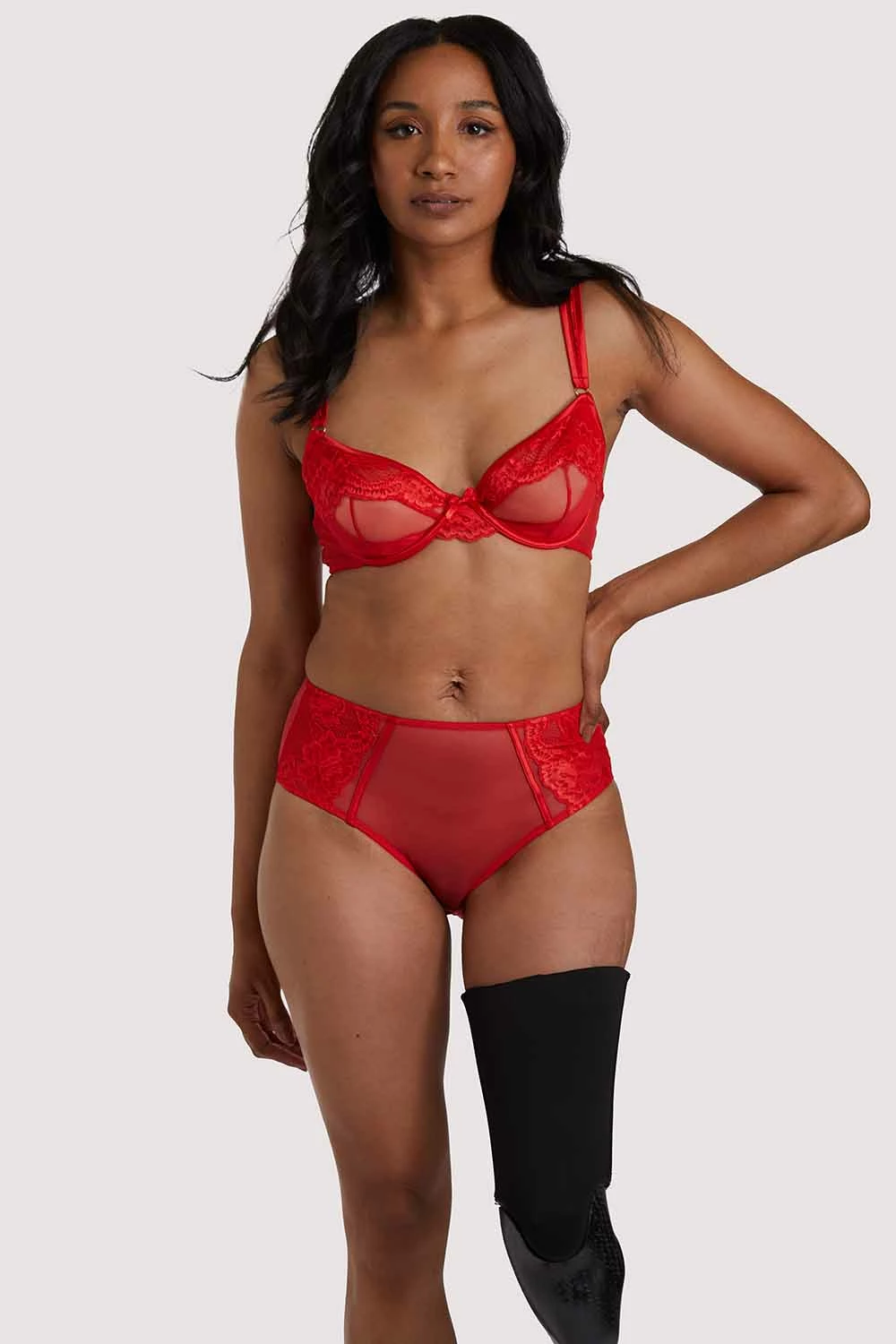 Coupon ⌛ Felicity Hayward X PP X PP Leona Red Highwaist Brief 🥰 4 Felicity Hayward X PP X PP Leona Red Highwaist Brief