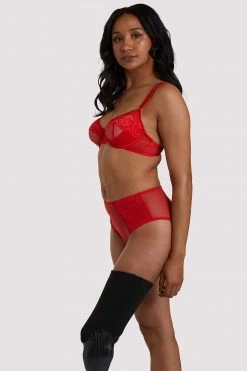 Coupon ⌛ Felicity Hayward X PP X PP Leona Red Highwaist Brief 🥰 18 Felicity Hayward X PP X PP Leona Red Highwaist Brief