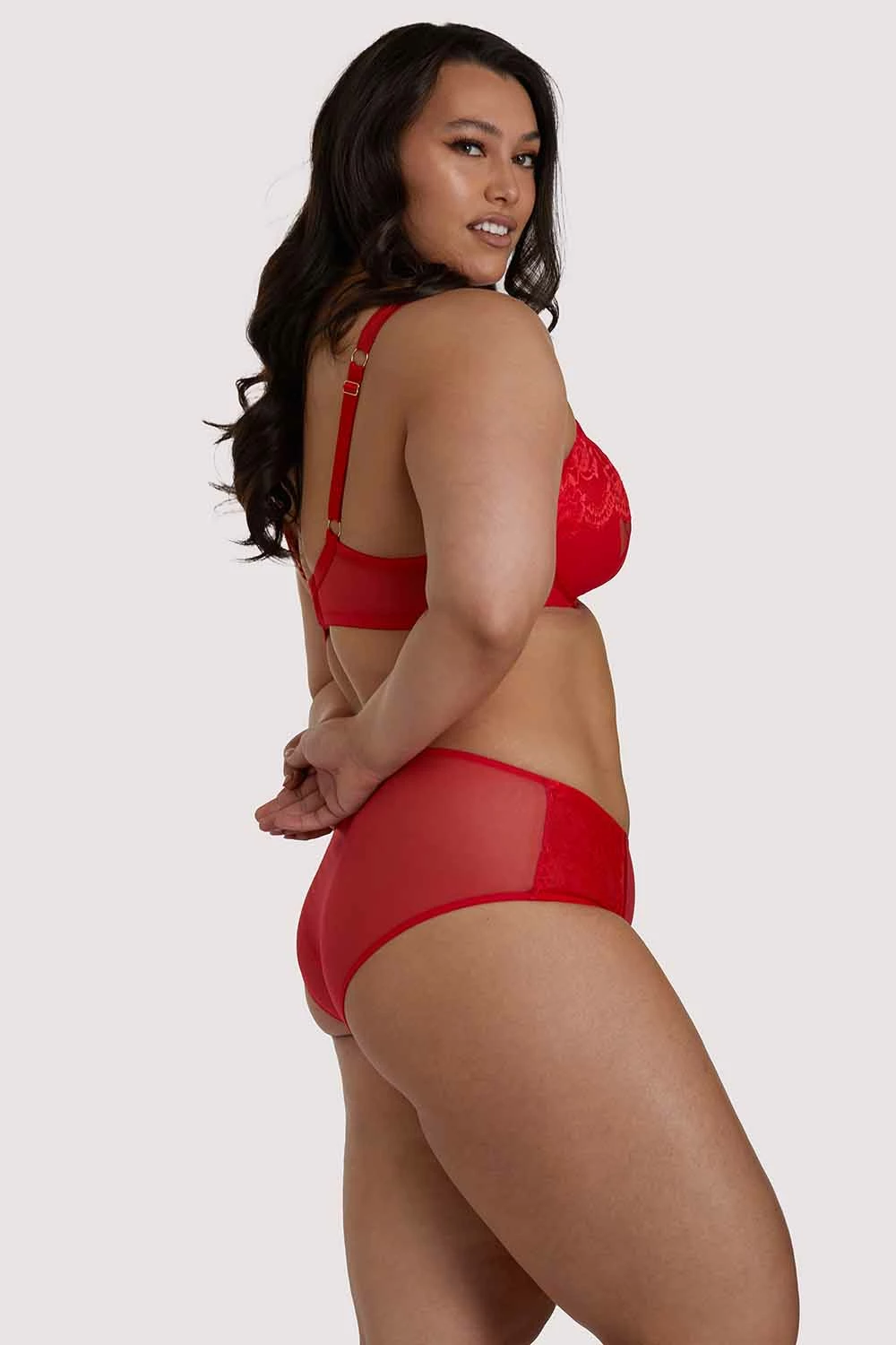 Coupon ⌛ Felicity Hayward X PP X PP Leona Red Highwaist Brief 🥰 10 Felicity Hayward X PP X PP Leona Red Highwaist Brief