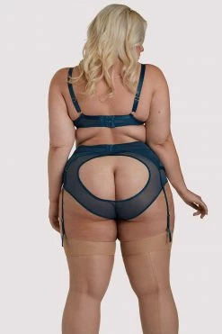 Felicity Hayward X PP X PP Firenza Strappy Teal Suspender Suspenders