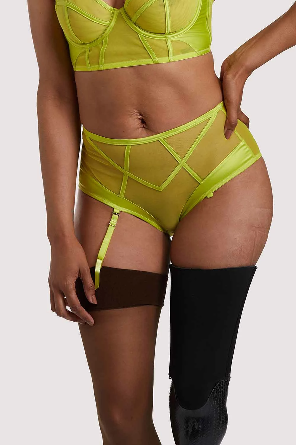Cheap 🎉 Felicity Hayward X PP X PP Nahli Highwaist Lime Suspender Brief Knickers ❤️ 13 Felicity Hayward X PP X PP Nahli Highwaist Lime Suspender Brief Knickers