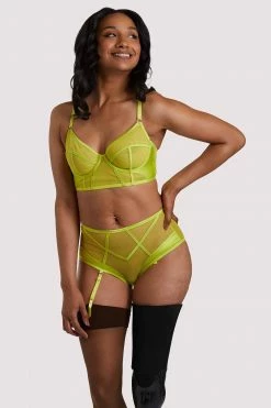Cheap 🎉 Felicity Hayward X PP X PP Nahli Highwaist Lime Suspender Brief Knickers ❤️ 31 Felicity Hayward X PP X PP Nahli Highwaist Lime Suspender Brief Knickers