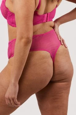 Coupon 🧨 Felicity Hayward X PP New In Ophelia Pink Cut Out Lace High Waist Brief 🥰 16 Felicity Hayward X PP New In Ophelia Pink Cut Out Lace High Waist Brief