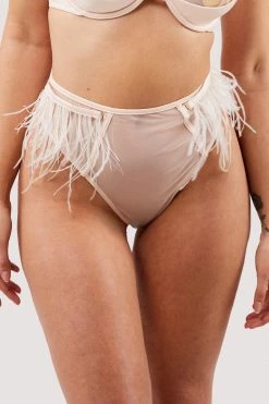 Felicity Hayward X PP Phoenix Blush Feather High Waisted Brief