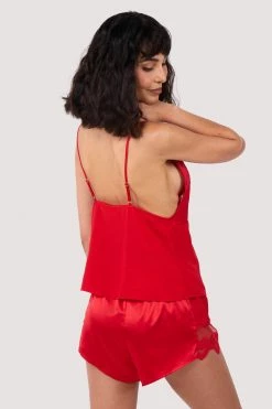 Felicity Hayward X PP Cupid Pink And Red Love Hearts Cami Top & Shorts New In