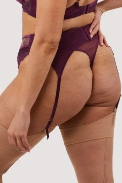 Cheapest โค๏ธ Felicity Hayward X PP Astrid Merlot Lace And Trim Cut Out Suspender New In ๐ 20 Felicity Hayward X PP Astrid Merlot Lace And Trim Cut Out Suspender New In