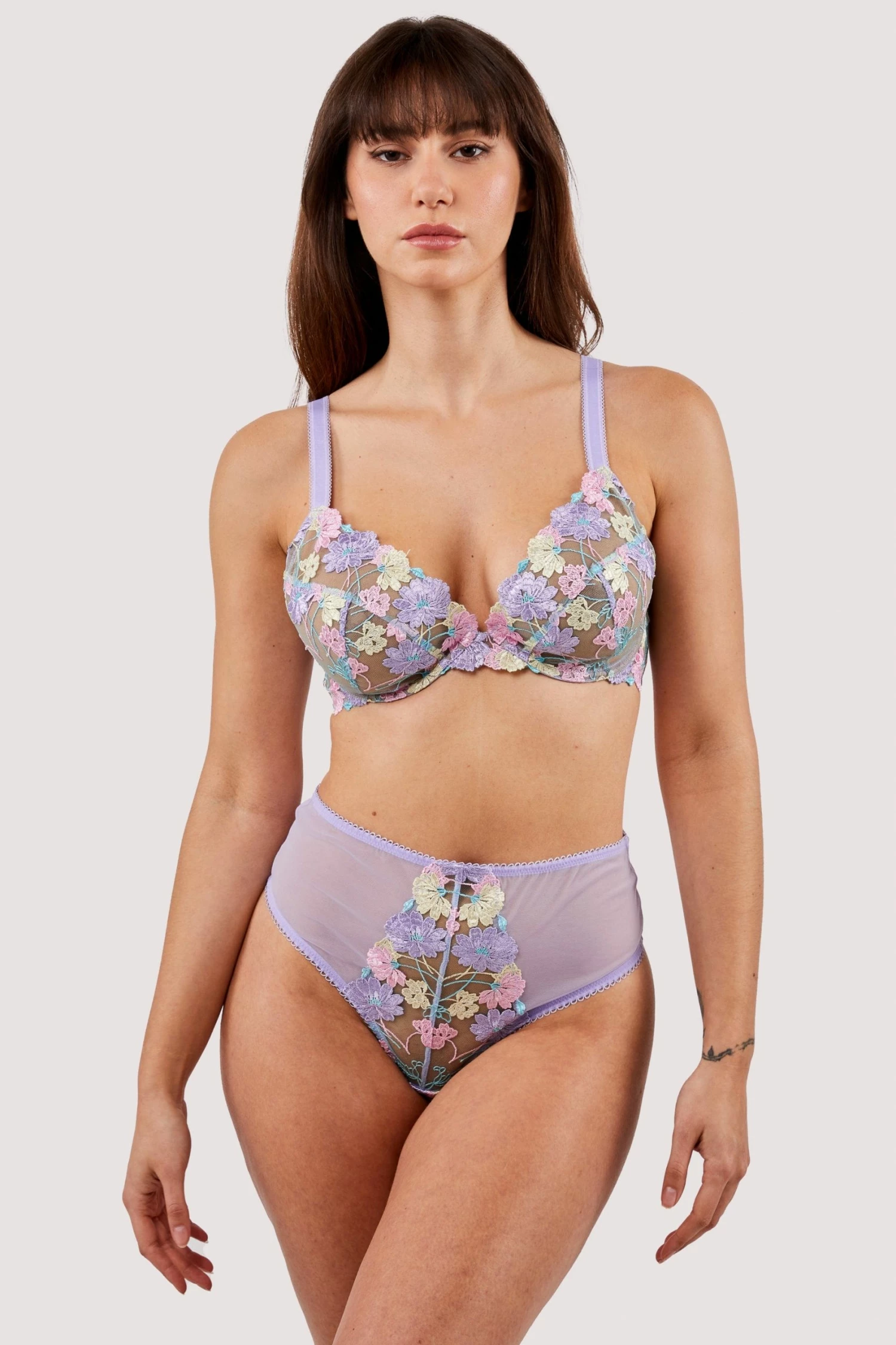 Outlet 😉 Felicity Hayward X PP Luna Pastel Embroidery Picot Elastic Bra 😍 7 Felicity Hayward X PP Luna Pastel Embroidery Picot Elastic Bra