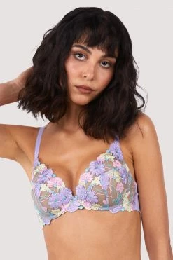 Felicity Hayward X PP Luna Pastel Embroidery Picot Elastic Bra