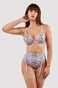 New ๐ Felicity Hayward X PP New In Luna Pastel Embroidered Picot Elastic Suspender โญ 13 Felicity Hayward X PP New In Luna Pastel Embroidered Picot Elastic Suspender