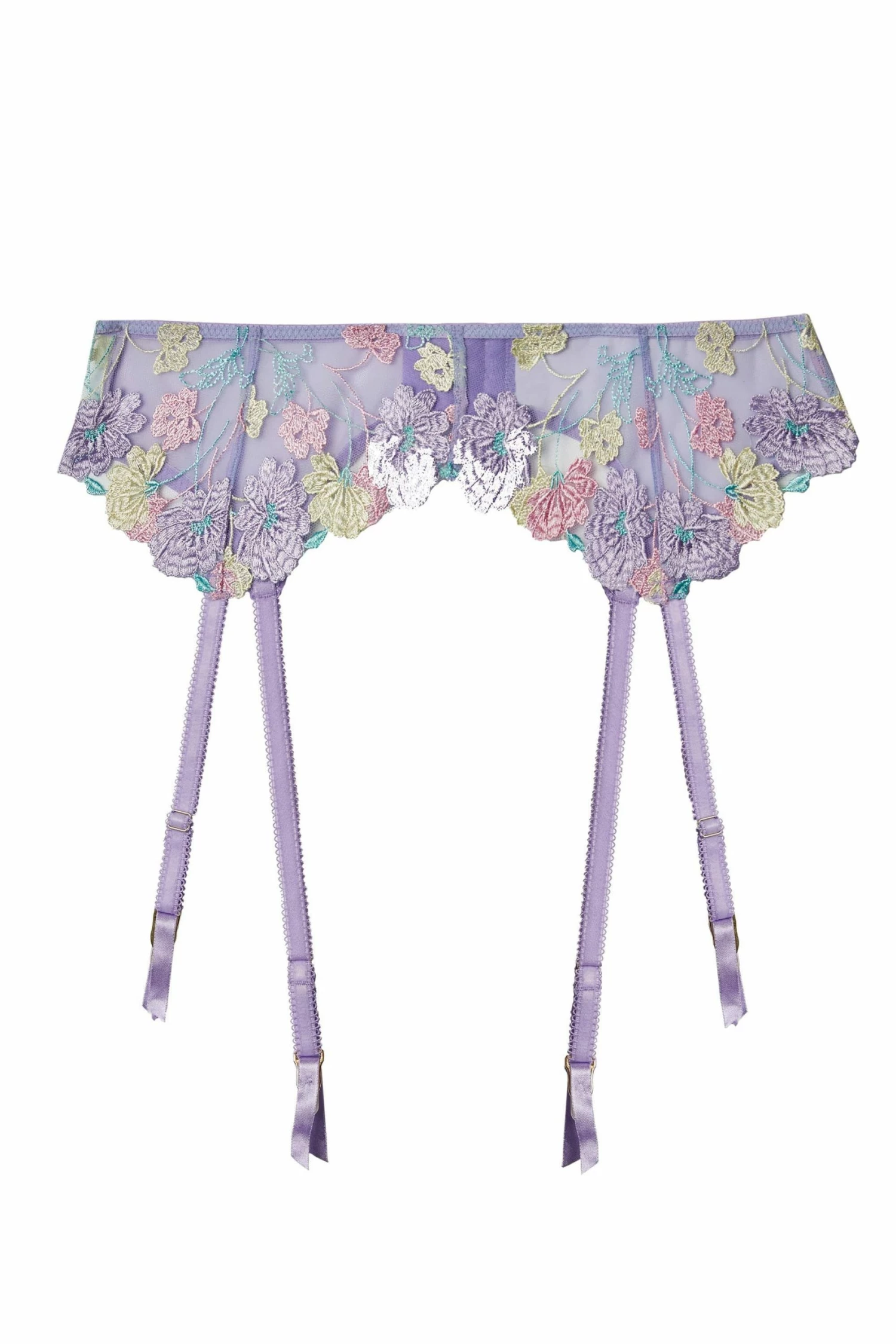 New ๐ Felicity Hayward X PP New In Luna Pastel Embroidered Picot Elastic Suspender โญ 9 Felicity Hayward X PP New In Luna Pastel Embroidered Picot Elastic Suspender
