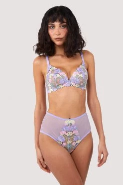 Felicity Hayward X PP Luna Pastel Embroidered High Waisted Brief