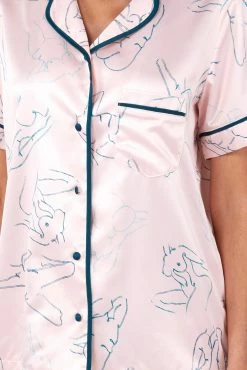 Felicity Hayward X PP Venus Printed Pyjama Top & Bottom New In