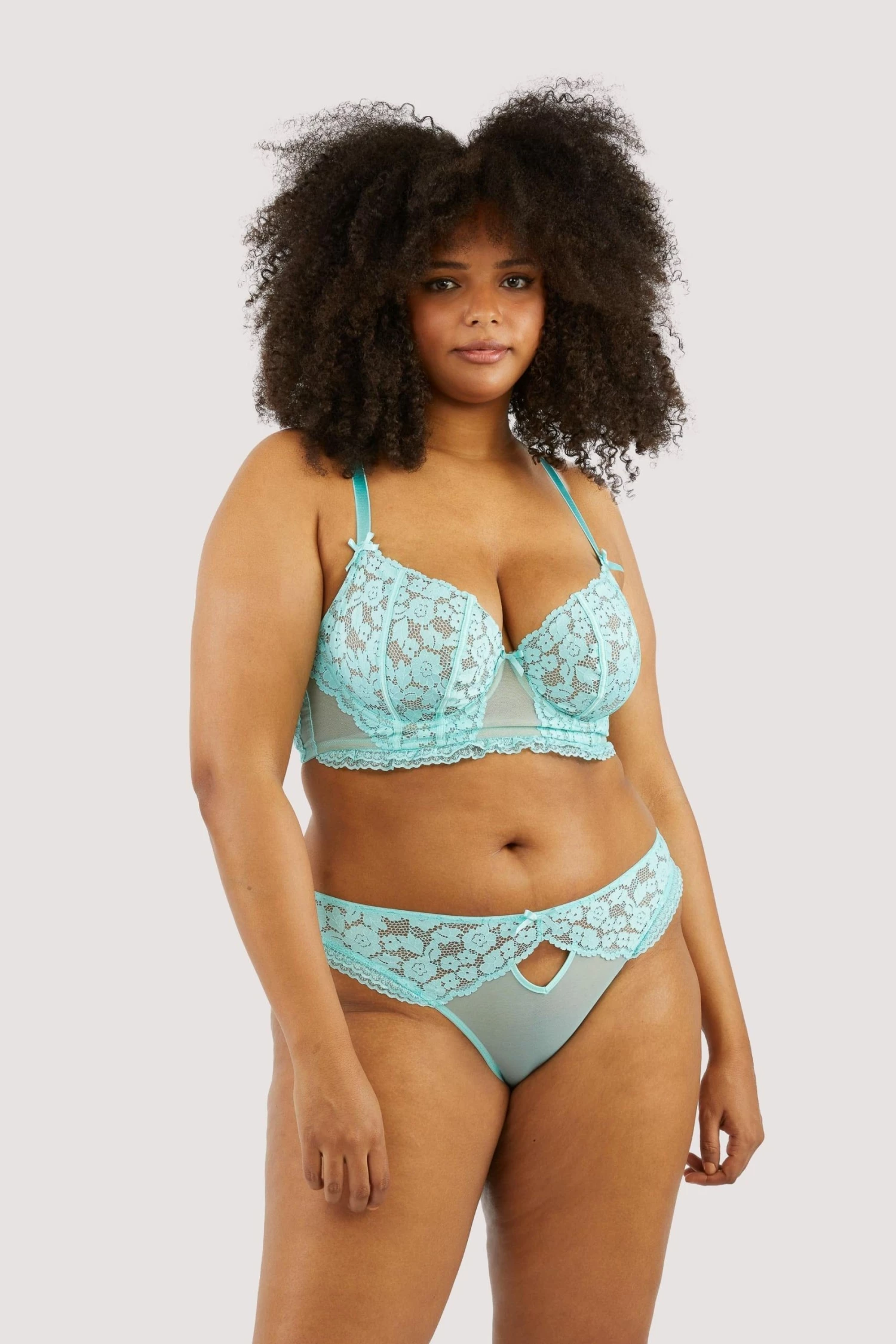 Cheapest 👏 Felicity Hayward X PP Vega Aqua Lace And Frill Briefs 💯 4 Felicity Hayward X PP Vega Aqua Lace And Frill Briefs