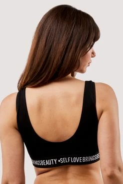 Felicity Hayward X PP Self Love Black Crop Top