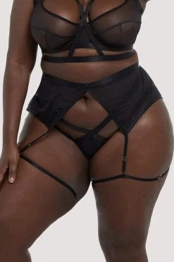Felicity Hayward X PP New In Danielle Black Harness Suspender