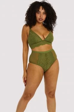Playful Promises Curve Exclusive Bras Bella Olive Soft Cup Bra