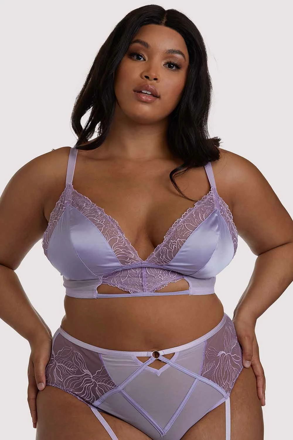 Deals ๐ Playful Promises Curve Exclusive Mila Lilac Lace Triangle Bra New In Bras ๐ฅ 1 Playful Promises Curve Exclusive Mila Lilac Lace Triangle Bra New In Bras