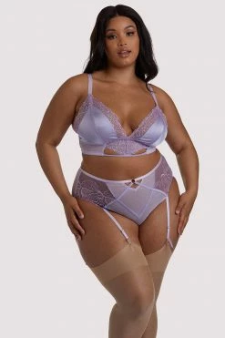 Deals ๐ Playful Promises Curve Exclusive Mila Lilac Lace Triangle Bra New In Bras ๐ฅ 8 Playful Promises Curve Exclusive Mila Lilac Lace Triangle Bra New In Bras