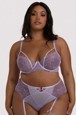 Playful Promises Curve Exclusive Mila Lilac Lace Bra