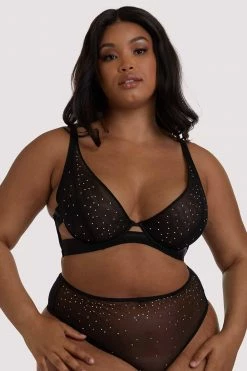 Playful Promises Curve Exclusive Lydia Black Diamante Bra