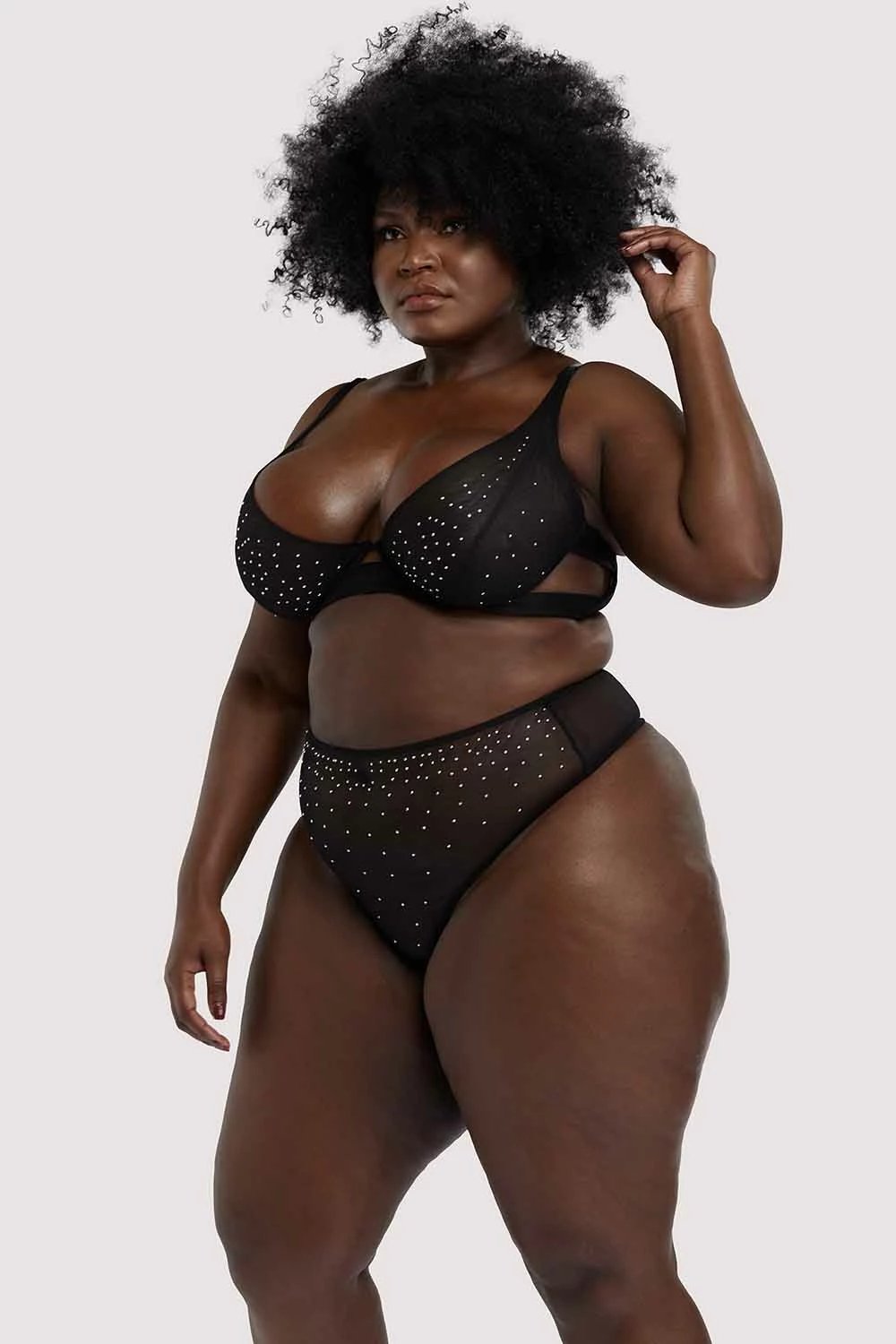 Deals 👏 Playful Promises Curve Exclusive Lydia Black Diamante Bra 🌟 9 Playful Promises Curve Exclusive Lydia Black Diamante Bra