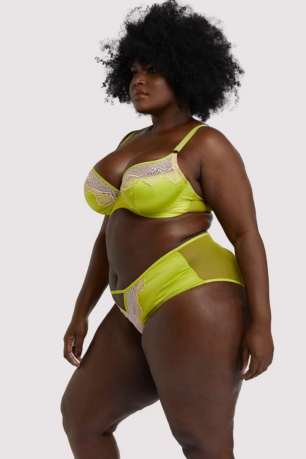 Best deal 👏 Playful Promises Curve Exclusive New In Bras Vivi Chartreuse Plunge Bra ⌛ 4 Playful Promises Curve Exclusive New In Bras Vivi Chartreuse Plunge Bra