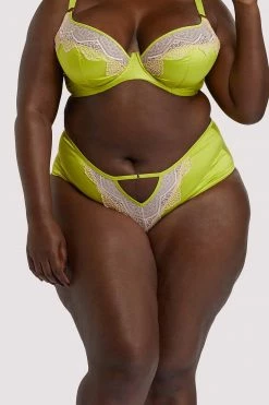 Playful Promises Curve Exclusive Vivi Chartreuse Highwaist