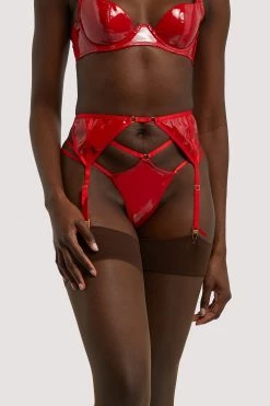 Budget ๐ Hustler Maxine Red PVC Strap And Ring Detail Thong ๐คฉ 10 Hustler Maxine Red PVC Strap And Ring Detail Thong