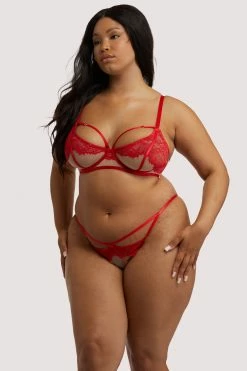 Best Pirce ๐ Hustler Mya Red Lace Bra ๐ 24 Hustler Mya Red Lace Bra