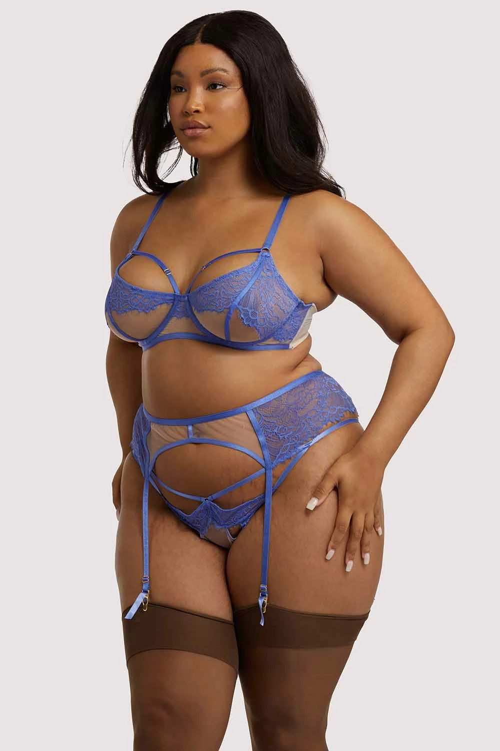 Cheapest ๐ Hustler Mya Blue Lace Suspender Free Sexy ๐ Summer Brief ๐ฅฐ 10 Hustler Mya Blue Lace Suspender Free Sexy Summer Brief