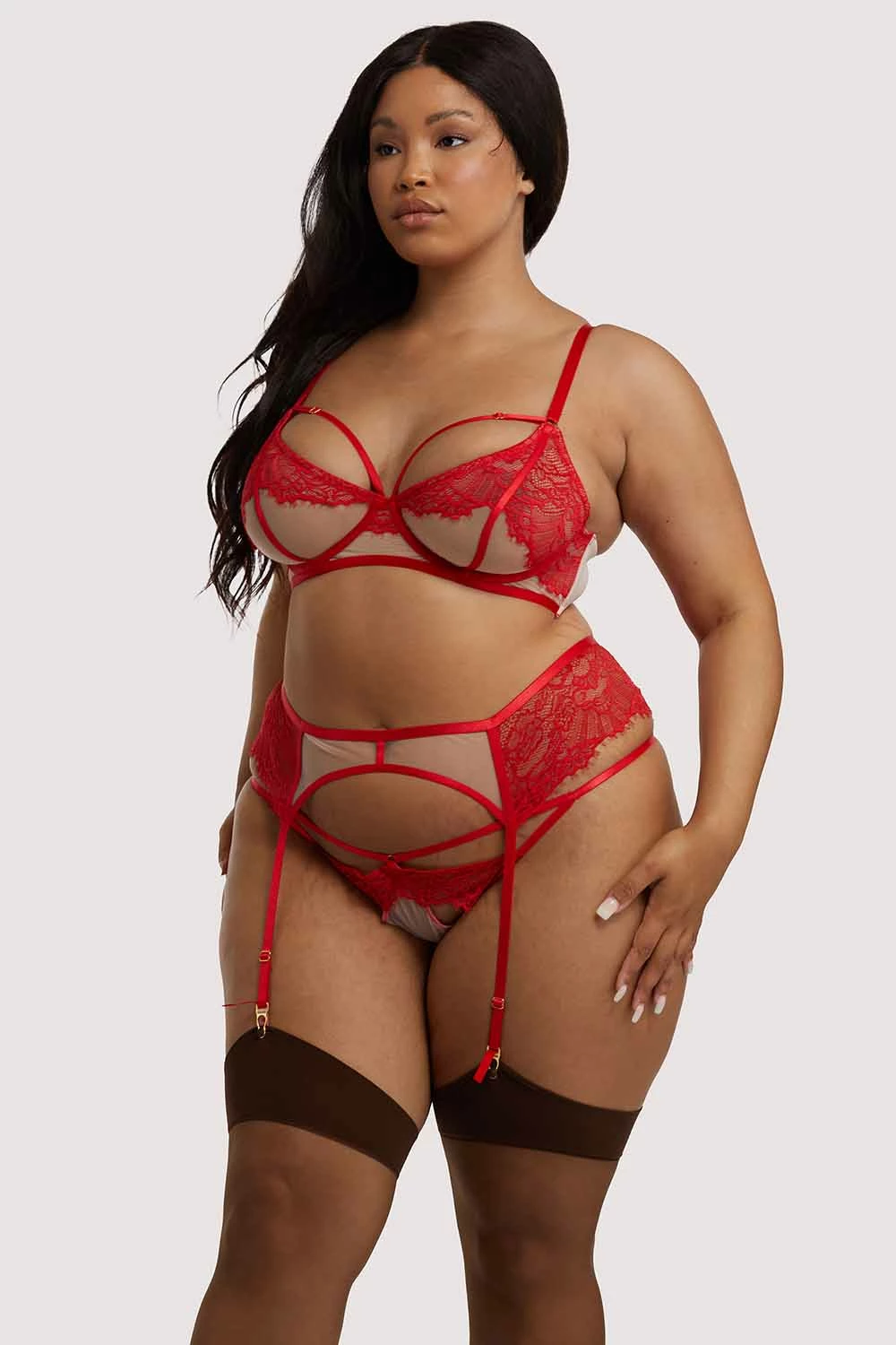 Top 10 ๐งจ Hustler Mya Red Lace Suspender Free Sexy ๐ Summer Brief โค๏ธ 10 Hustler Mya Red Lace Suspender Free Sexy Summer Brief