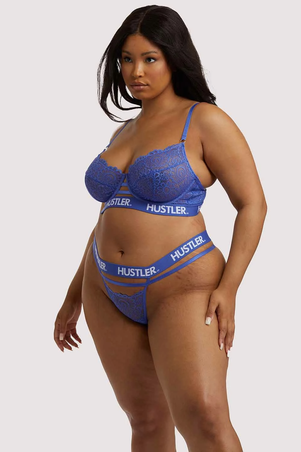 Cheapest ✔️ Hustler New In Bras Branded Lace Blue Bra 😍 14 Hustler New In Bras Branded Lace Blue Bra