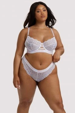 Flash Sale ๐ฅ Hustler Branded Lace White Brief โ๏ธ 23 Hustler Branded Lace White Brief