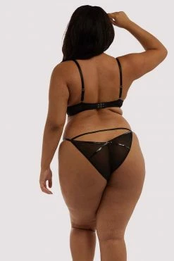 Hustler Kelly Black PVC Brief