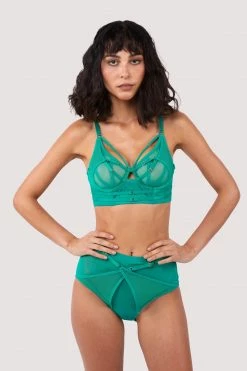 Playful Promises New In Eddie Green Crossover Wrap High Waist Brief