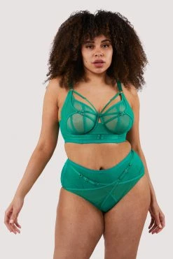 Playful Promises New In Eddie Green Crossover Wrap High Waist Brief