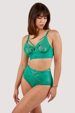 Playful Promises New In Eddie Green Crossover Wrap High Waist Brief